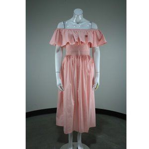 Sunday in Brooklyn pink ruffle maxi dress